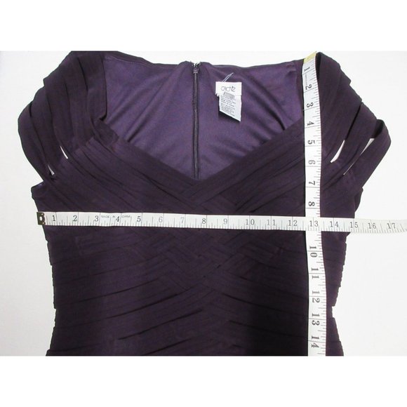 Cache purple bandage bodycon dress - Picture 9 of 12